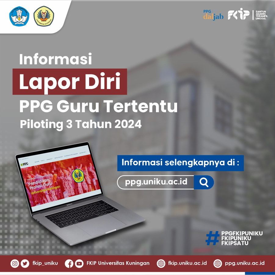 You are currently viewing Lapor Diri PPG Guru Tertentu Piloting III Tahun 2024